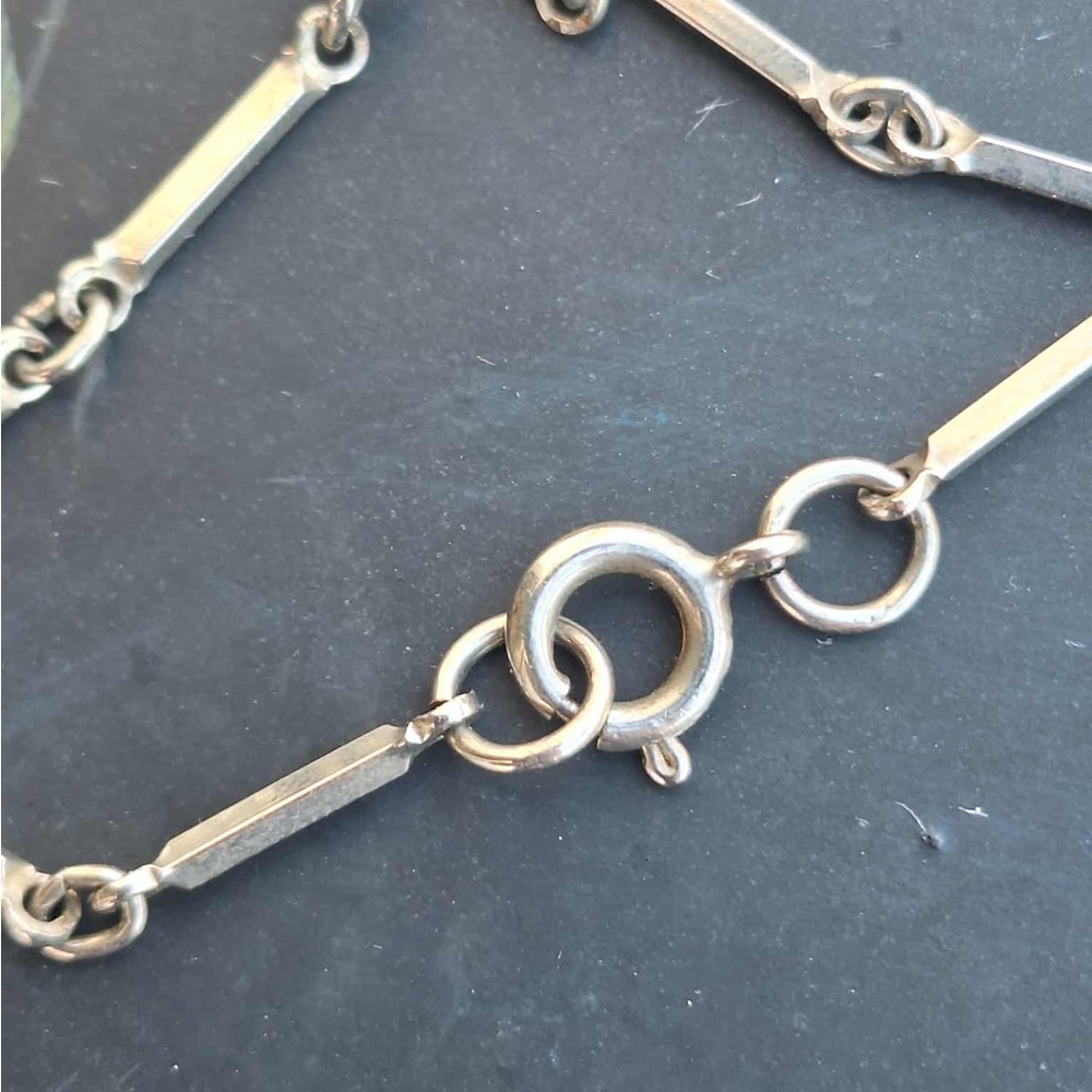Vintage  Silver Tone Neckalce - Picture 6 of 8